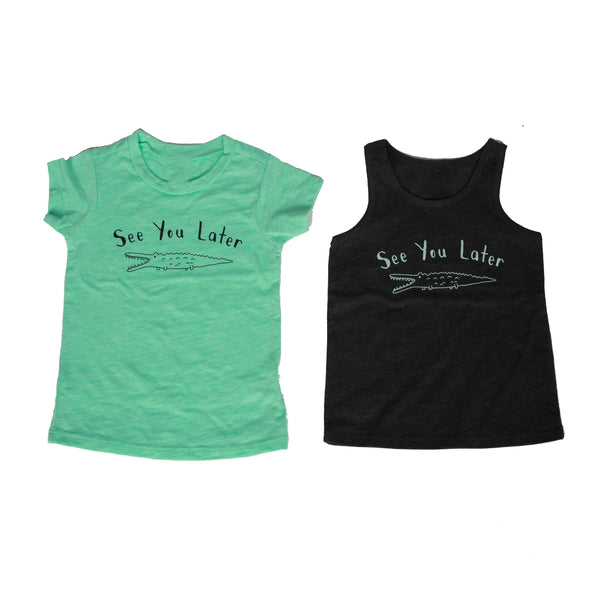 See You Later Tank Top + Tee