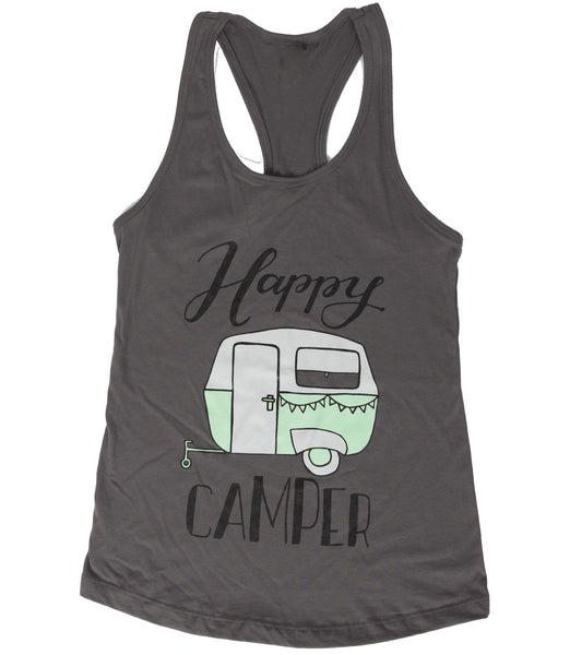 Happy Camper Women's Racerback Tank