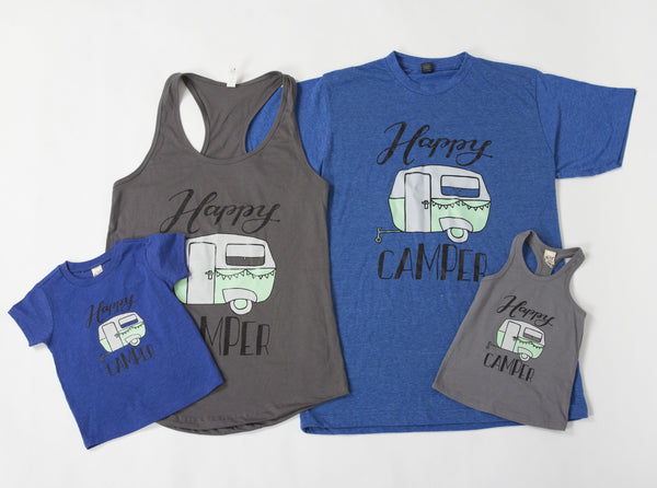 Happy Camper Women's Racerback Tank