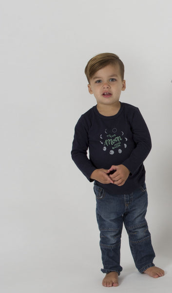To the Moon and Back Kids Long Sleeve Tee