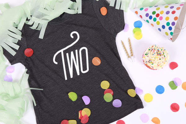 Birthday Number Tee