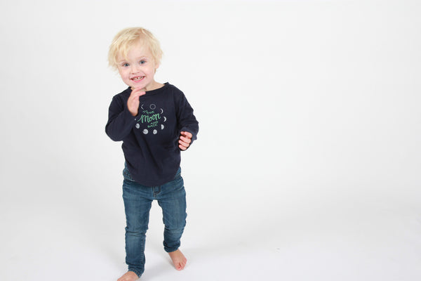 To the Moon and Back Kids Long Sleeve Tee